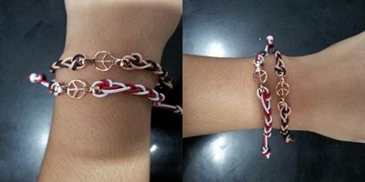 Pulseira Peace and Love